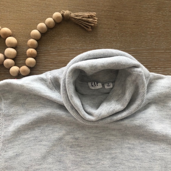 Gap cowl neck light gray women’s sweater size Med - Picture 3 of 6